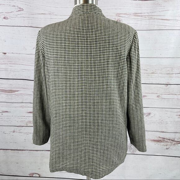 Sag Harbor Woman plaid blazer two button - Picture 4 of 11